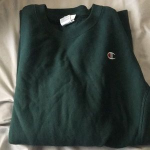 Women’s green Champion sweatshirt dress